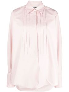 Jil Sander chemise à design plissé - Rose