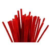 Creativ Company Chenille rood 30cm, 50st.