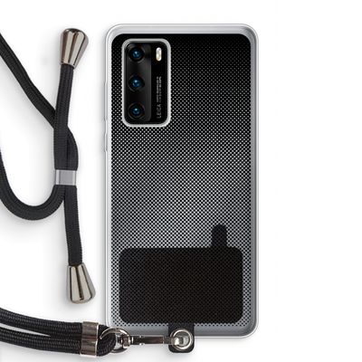 Musketon Halftone: Huawei P40 Transparant Hoesje met koord