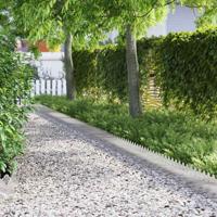 VidaXL Gazonranden 10 pcs zilver 103 x 0,05 x 22 cm roestvrij staal