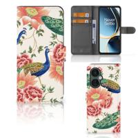 Telefoonhoesje | Met pasjeshouder | voor OnePlus Nord CE 3 Lite Pink Peacock