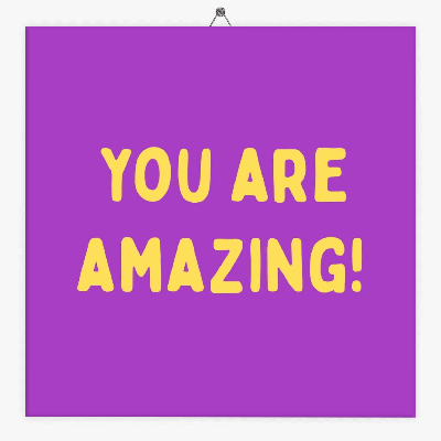 Tekst tegeltje you are amazing Tekst tegeltje you are amazing