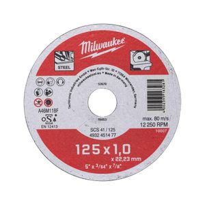 Milwaukee Accessoires metaaldoorslijpschijf SCS 41/125 (1) - 50 stuks - 4932451477