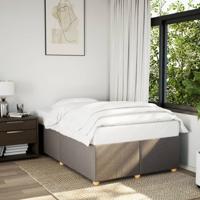 Bedframe zonder matras 120x200 cm stof taupe