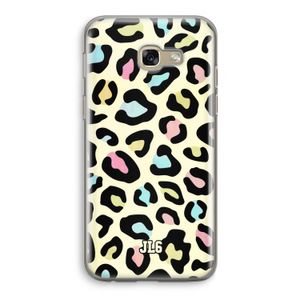 Leopard pattern: Samsung Galaxy A5 (2017) Transparant Hoesje