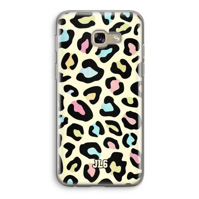 Leopard pattern: Samsung Galaxy A5 (2017) Transparant Hoesje