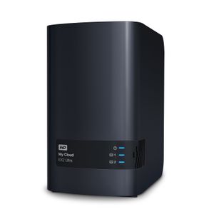 Western Digital My Cloud EX2 Ultra 3.5 Inch 2 bay My Cloud EX2 Ultra NAS, 12TB, Zwart