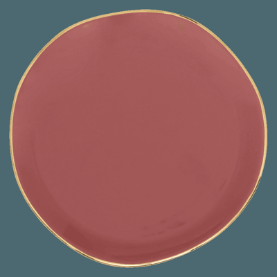 Good Morning bord Ø17 cm - Brandied Apricot (set van 4)