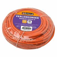 Verlengsnoer 20m ongeaard oranje Verlengsnoer 20m ongeaard oranje