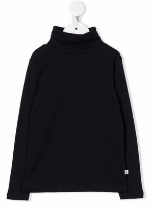 Bonpoint pull en maille fine à col roulé - Bleu