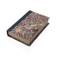 Decoratieve Doos Versa Morris Canvas Hout MDF Boek