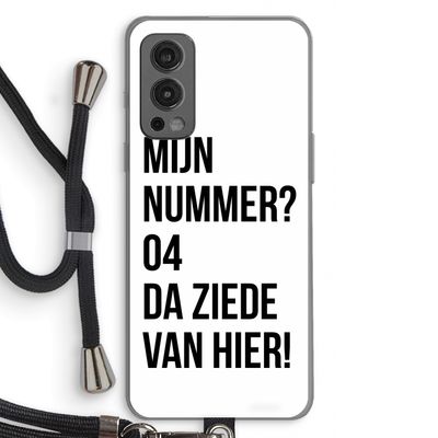 Da ziede van hier: OnePlus Nord 2 5G Transparant Hoesje met koord