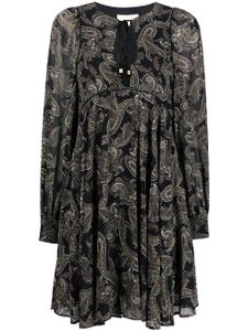 Michael Michael Kors robe à imprimé cachemire - Noir