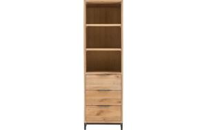 Goossens Boekenkast Max, 55 cm breed, 3 laden