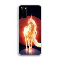 Last Unicorn: Samsung Galaxy S20 Transparant Hoesje