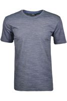 RAGMAN Soft Knit Regular Fit T-Shirt ronde hals marine, Melange