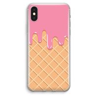 Ice cream: iPhone XS Max Transparant Hoesje Ice cream: iPhone XS Max Transparant Hoesje