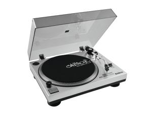 Omnitronic 10603043 DJ-draaitafel Draaitafel (dj) met riemaandrijving Zilver