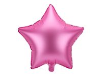 Folieballon Ster Pink Satijn 48cm
