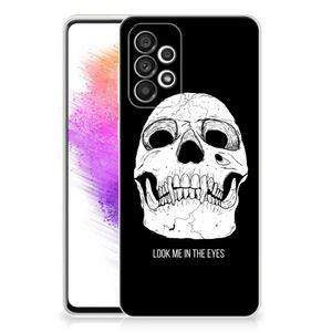 Silicone Back Case Samsung Galaxy A73 5G Skull Eyes