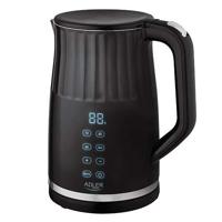 Adler AD 1350 1.7L temperatuurgeregelde LED-elektrische waterkoker Zwart