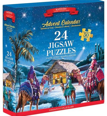 Christmas Nativity Adventskalender 24 x 50 Stukjes