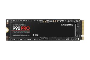 Samsung 990 PRO 4 TB NVMe/PCIe M.2 SSD 2280 harde schijf PCIe NVMe 4.0 x4 Retail MZ-V9P4T0BW