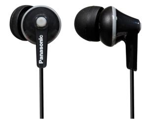 Panasonic RP-HJE125E-K hoofdtelefoon/headset Hoofdtelefoons In-ear 3,5mm-connector Zwart