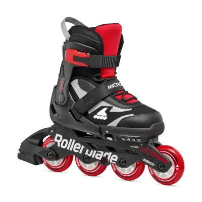 Microblade Black/Red - Verstelbare Kinderskates