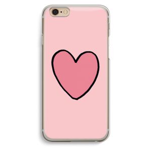 Hartje: iPhone 6 / 6S Transparant Hoesje