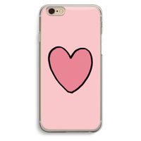 Hartje: iPhone 6 / 6S Transparant Hoesje Hartje: iPhone 6 / 6S Transparant Hoesje