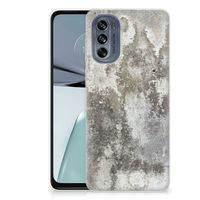 Motorola Moto G62 5G TPU Siliconen Hoesje Beton Print