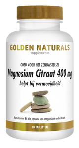 Golden Naturals Magnesium Citraat 400 mg