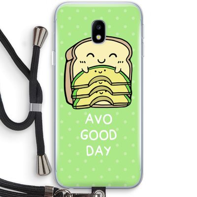 Avo Good Day: Samsung Galaxy J3 (2017) Transparant Hoesje met koord
