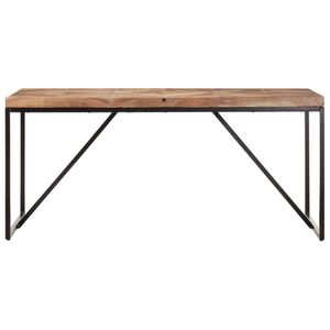 The Living Store Eettafel Industriële Look - Massief Acacia- en Mangohout - 160x70x76cm