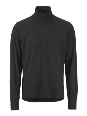 Craft Flow Half Zip ondershirt lange mouw zwart heren