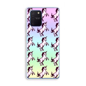 Musketon Unicorn: Samsung Galaxy Note 10 Lite Transparant Hoesje