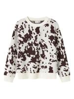 Name it winter sweater meisjes - bruin - oversize fit, gebreid - NkfOrkide