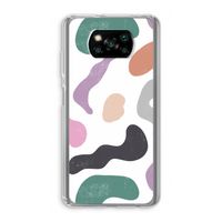 Memphis Shapes: Xiaomi Poco X3 NFC Transparant Hoesje