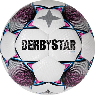 Derbystar Classic Energy Light II Voetbal 8 x 1 Vlakken Maat 5 Wit Roze Blauw