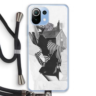 House: Xiaomi Mi 11 Lite Transparant Hoesje met koord