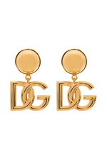 Dolce & Gabbana boucles d'oreilles clip à logo DG - thumbnail