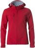 Clique 020917 Basic Hoody Softshell Ladies - Rood - XS