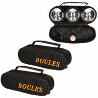 Jeu de boules set 15-delig (9x ballen, 3x houten balletje en draagtas)