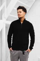 Quotrell D&apos;Azur Halfzip Sweater Heren Zwart - Maat XS - Kleur: Zwart | Soccerfanshop