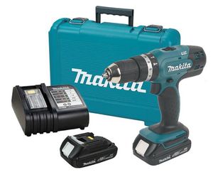 Makita DHP453SYE 18 V Li-ion klopboormachine in koffer | 2 accu's