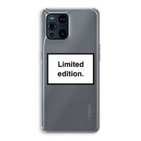 Limited edition: Oppo Find X3 Pro Transparant Hoesje