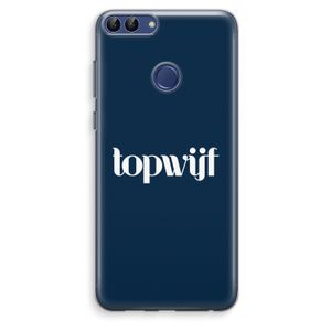 Topwijf Navy: Huawei P Smart (2018) Transparant Hoesje