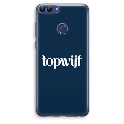 Topwijf Navy: Huawei P Smart (2018) Transparant Hoesje