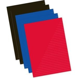 5x A4 schriften met lijntjes/gelinieerd